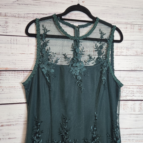 Nanette Lepore green lace dress - Picture 8 of 16